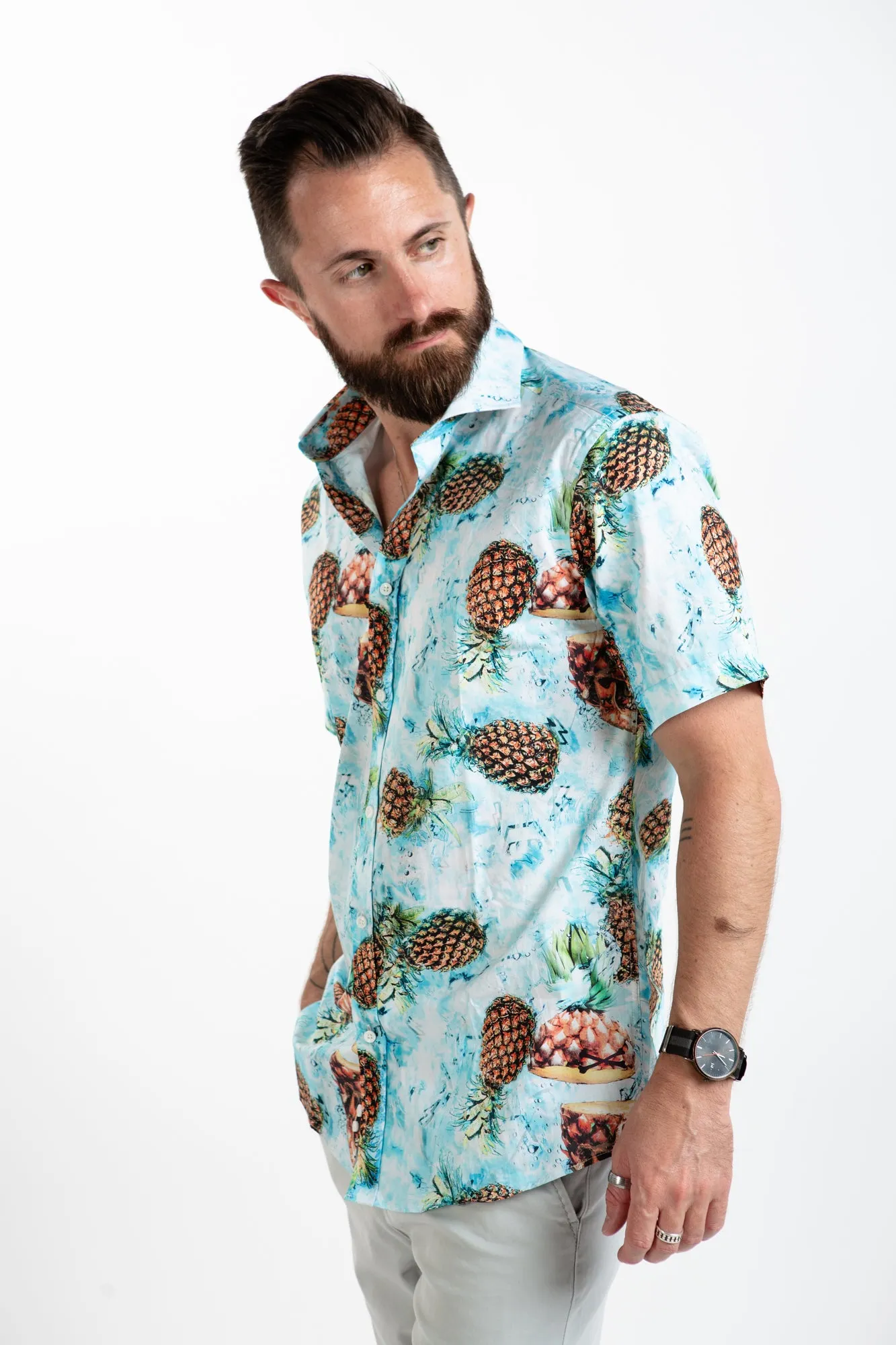 Short Sleeve Shirt - Pineapple