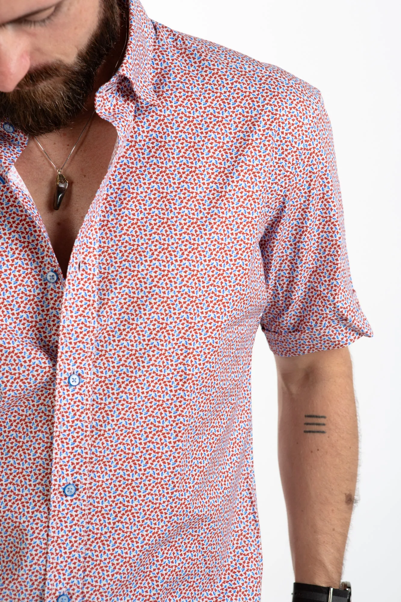 Short Sleeve Shirt - Rojo