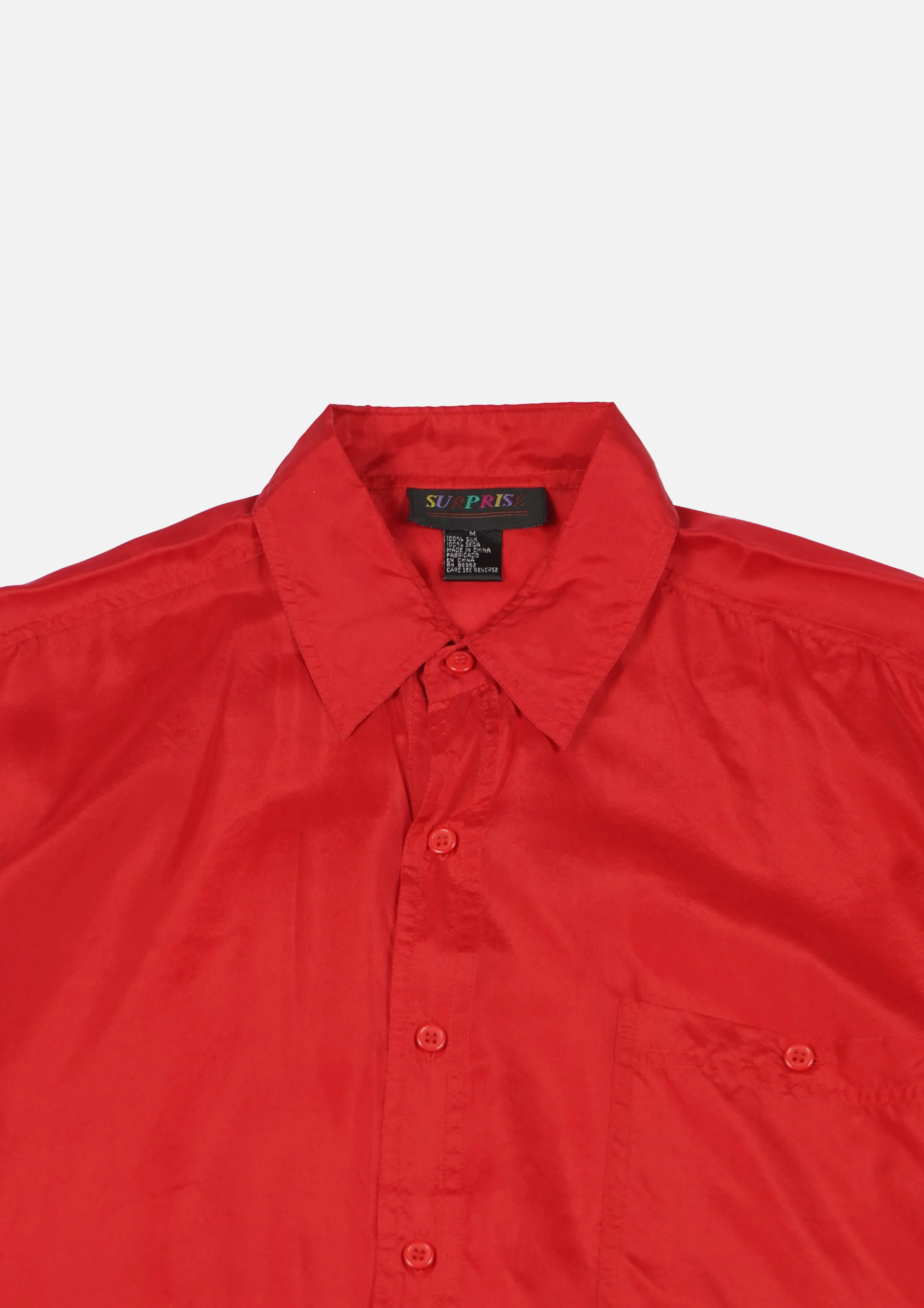 Silk Shirts Short Sleeve Vivid