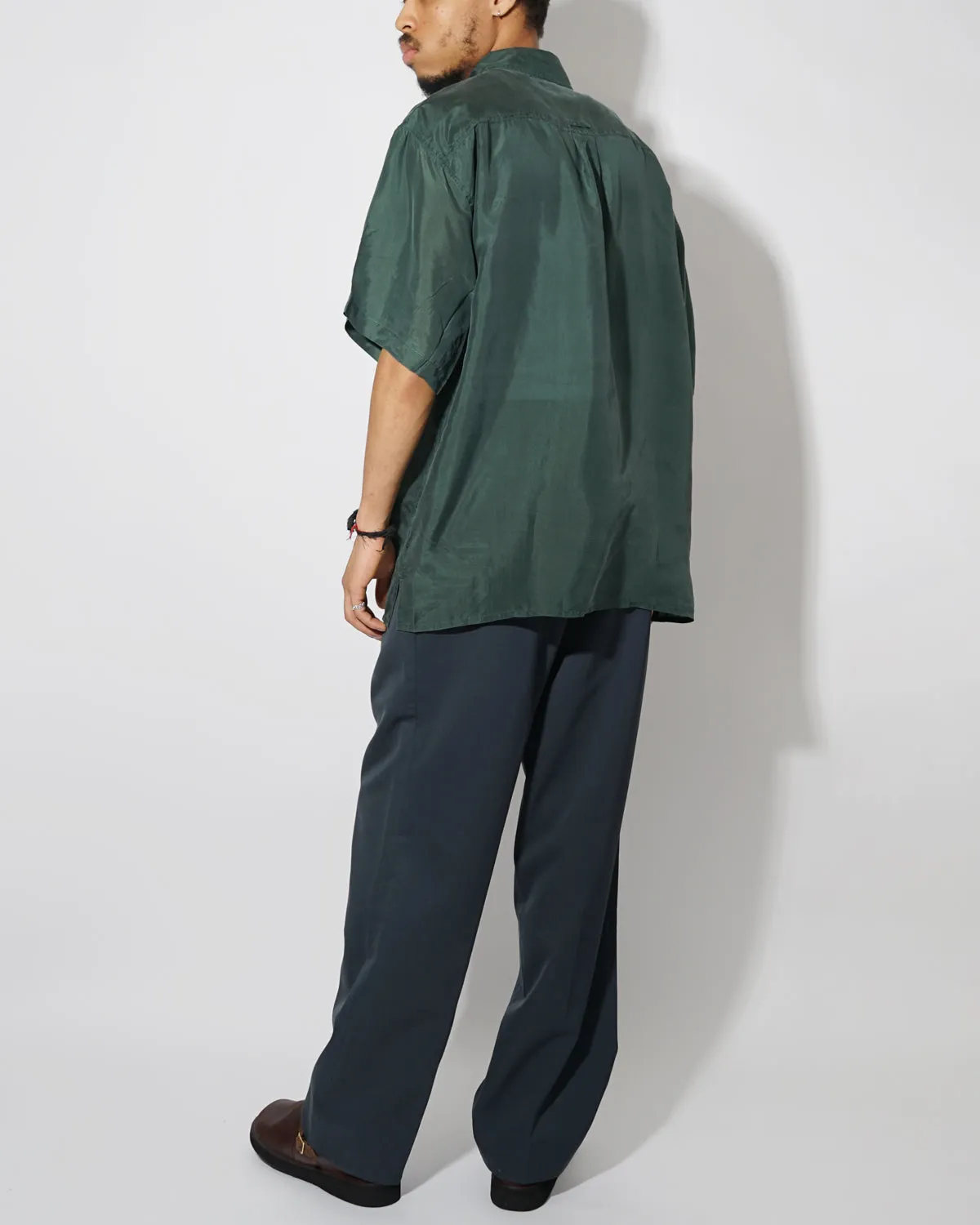 Silk Shirts Short Sleeve Vivid