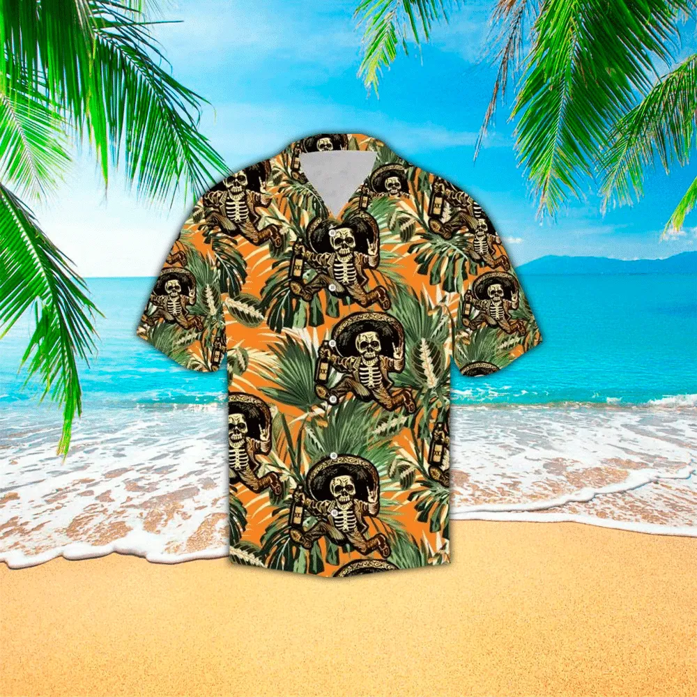Skull Aloha Hawaii Shirt, Perfect Hawaiian Shirt For Skull Lover