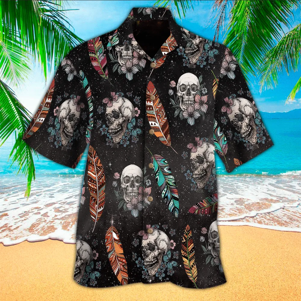 Skull Aloha Hawaii Shirt, Perfect Hawaiian Shirt For Skull Lover