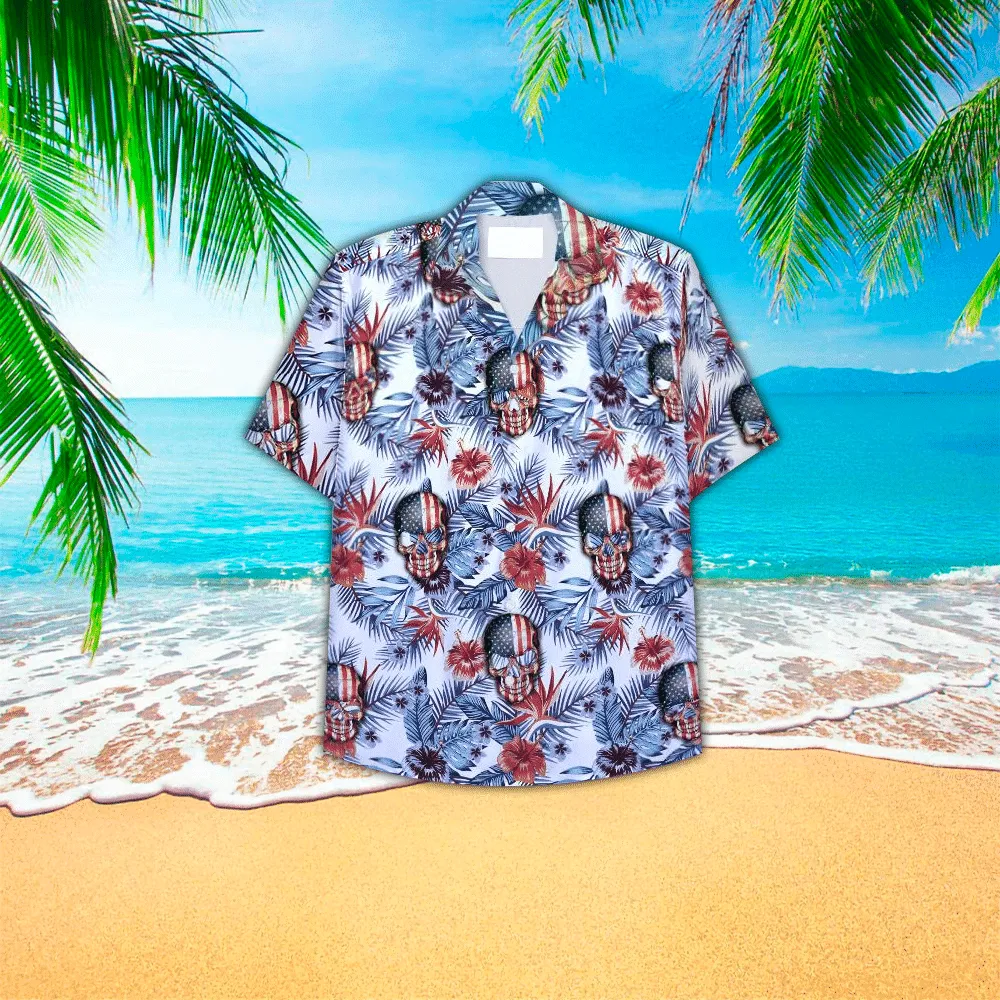 Skull Aloha Hawaii Shirt, Perfect Hawaiian Shirt For Skull Lover