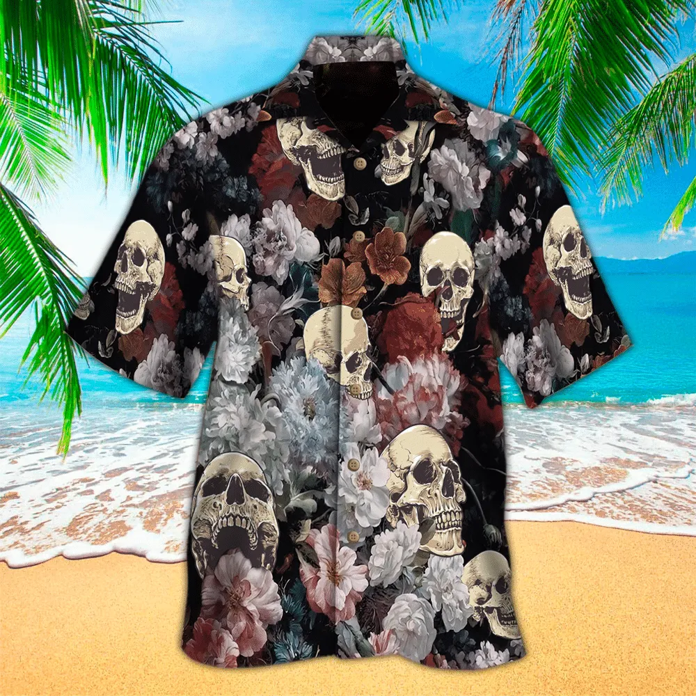 Skull Aloha Hawaii Shirt, Perfect Hawaiian Shirt For Skull Lover