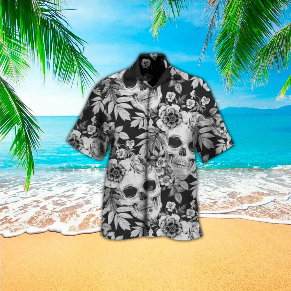 Skull Aloha Hawaii Shirt, Perfect Hawaiian Shirt For Skull Lover