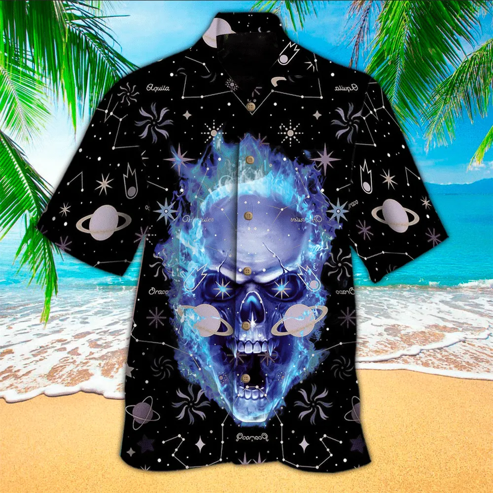 Skull Aloha Hawaii Shirt, Perfect Hawaiian Shirt For Skull Lover