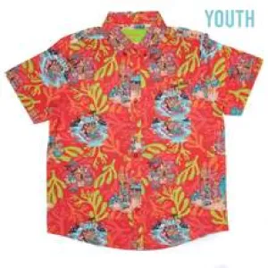 SpongeBob "Luau" Youth – KUNUFLEX Short Sleeve Shirt