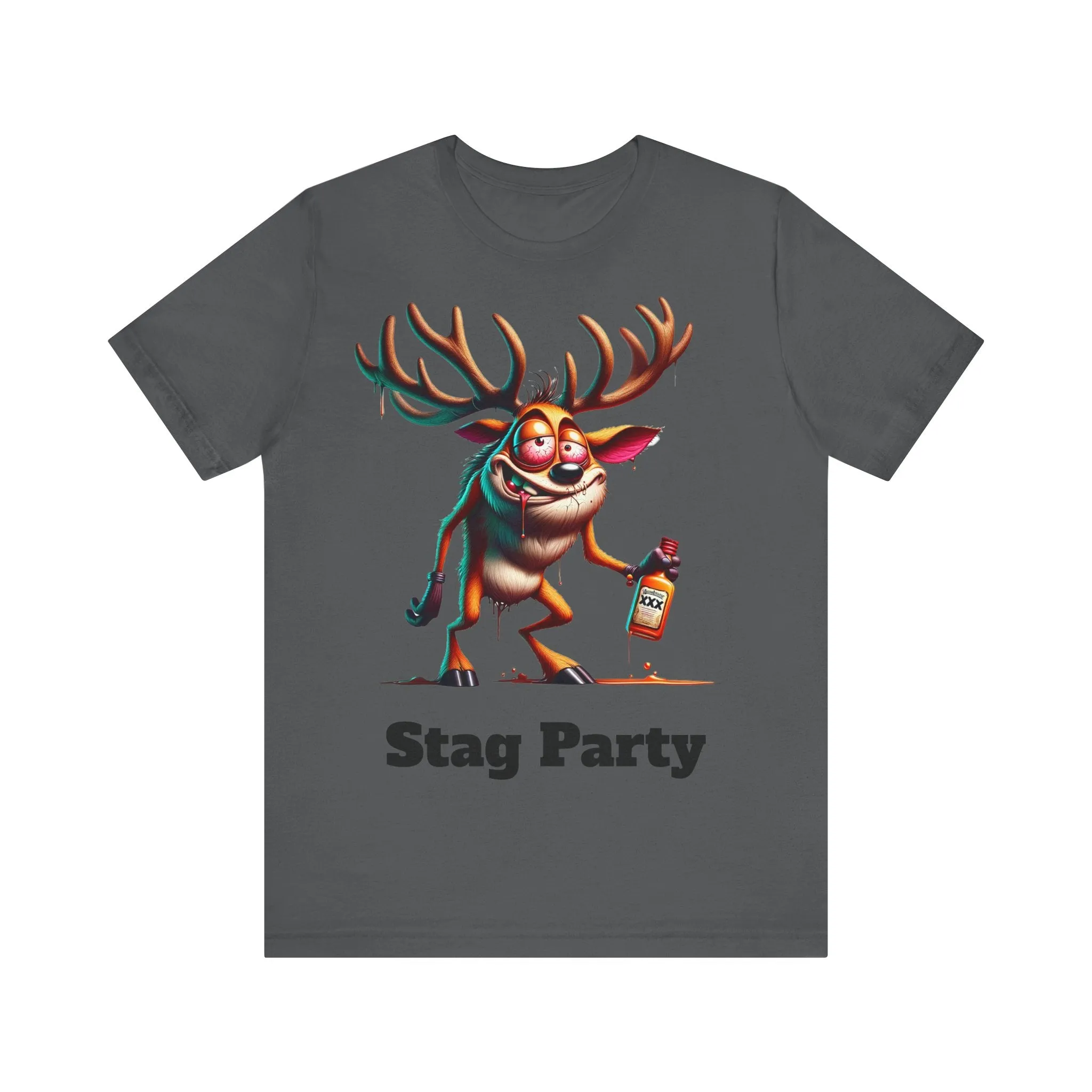 Stag Party V2 T-shirt with text