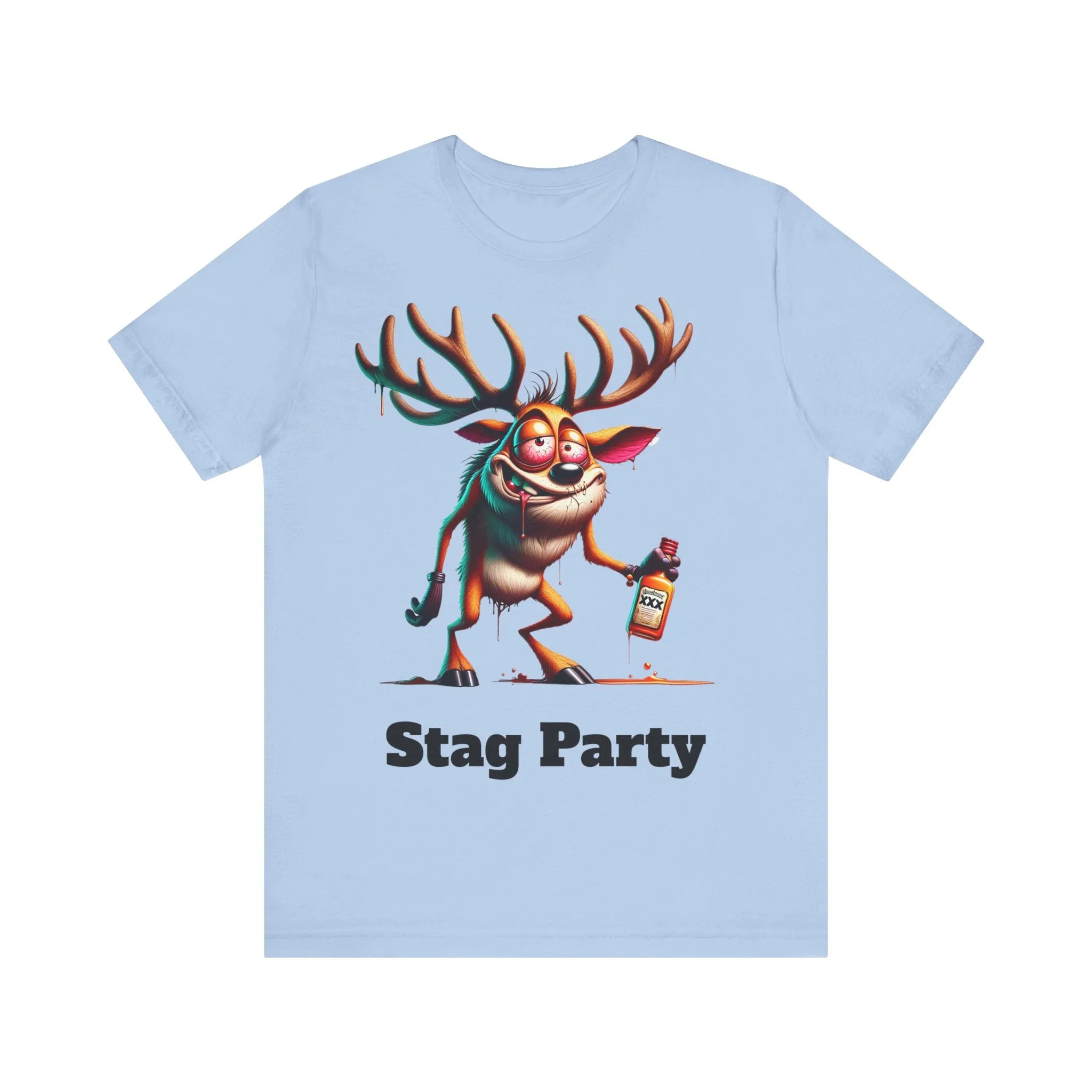 Stag Party V2 T-shirt with text