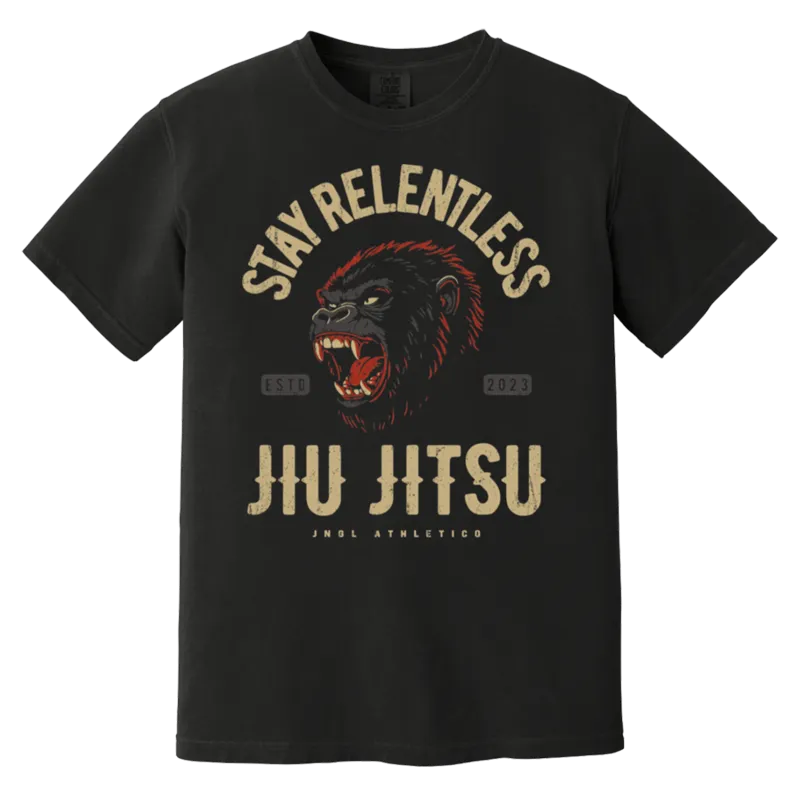 Stay Relentless Gorilla - Heavyweight T-Shirt