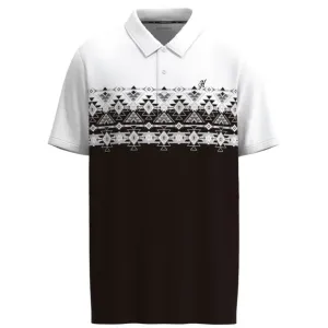 The Weekender Aztec/Black Polo By Hooey HP024BKWH