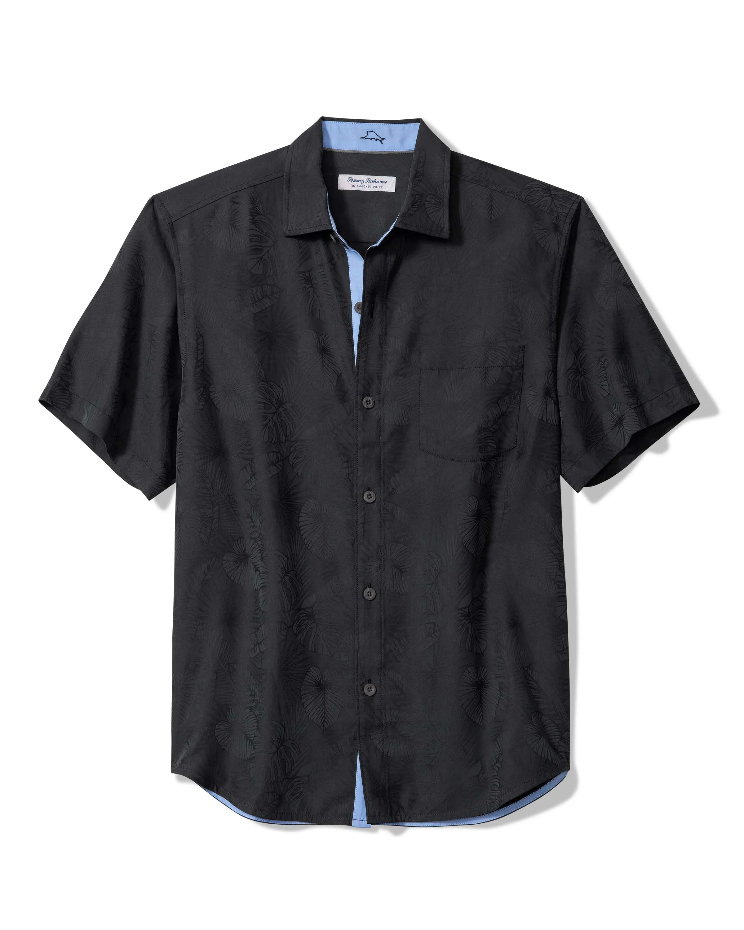 Tommy Bahama  Coconut Point Keep It Frondly IslandZone® Camp Shirt | Black