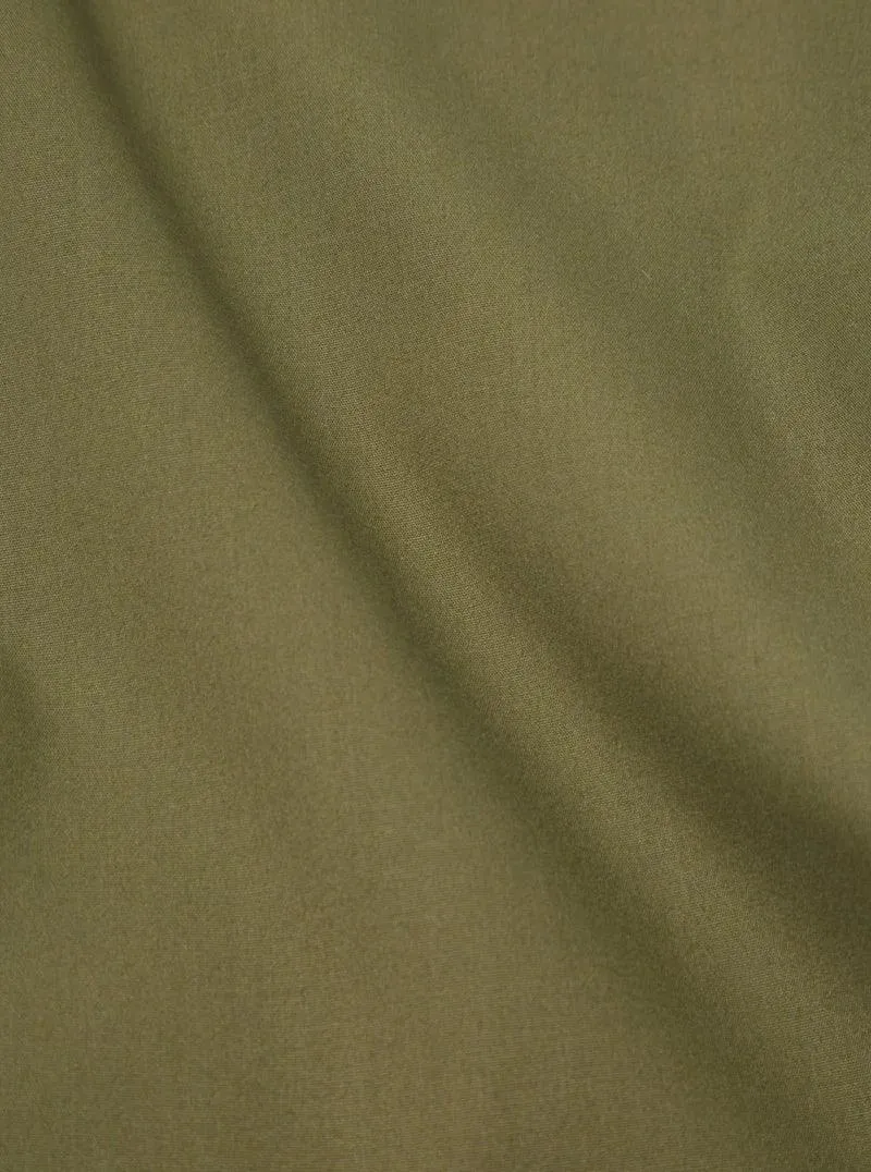 Universal Works - Tech Overshirt In Olive Recycled Poly Tech