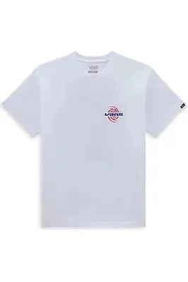 Vans Wormhole Warped Short Sleeve Tee White