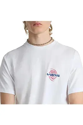 Vans Wormhole Warped Short Sleeve Tee White