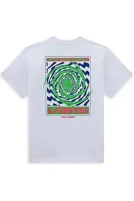Vans Wormhole Warped Short Sleeve Tee White