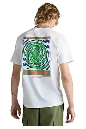 Vans Wormhole Warped Short Sleeve Tee White