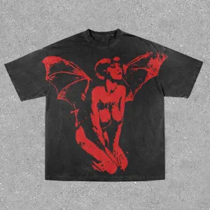 Wings Girl Short Sleeve T-shirts