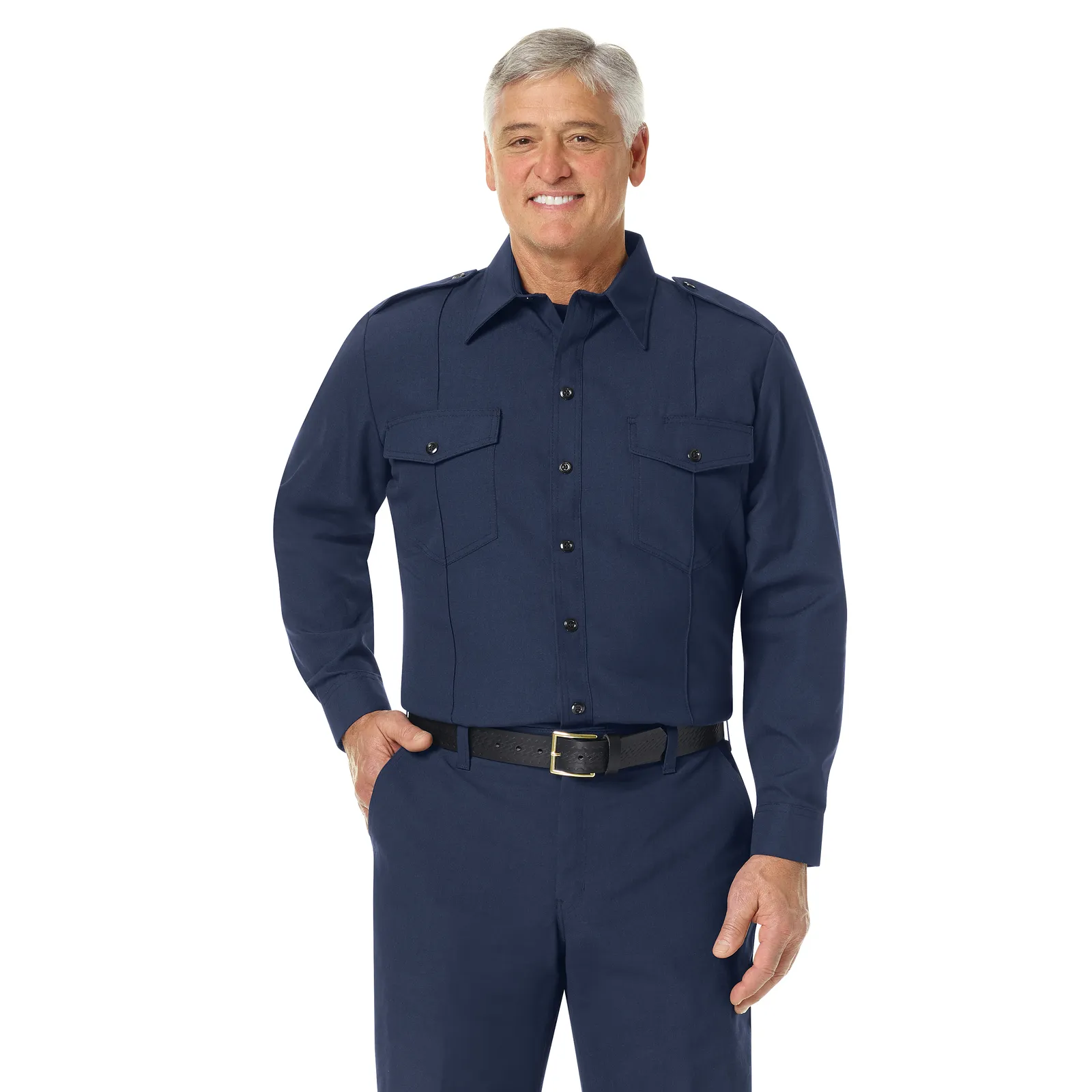 Workrite Men's Classic Long Sleeve Fire Chief Shirt FSC4