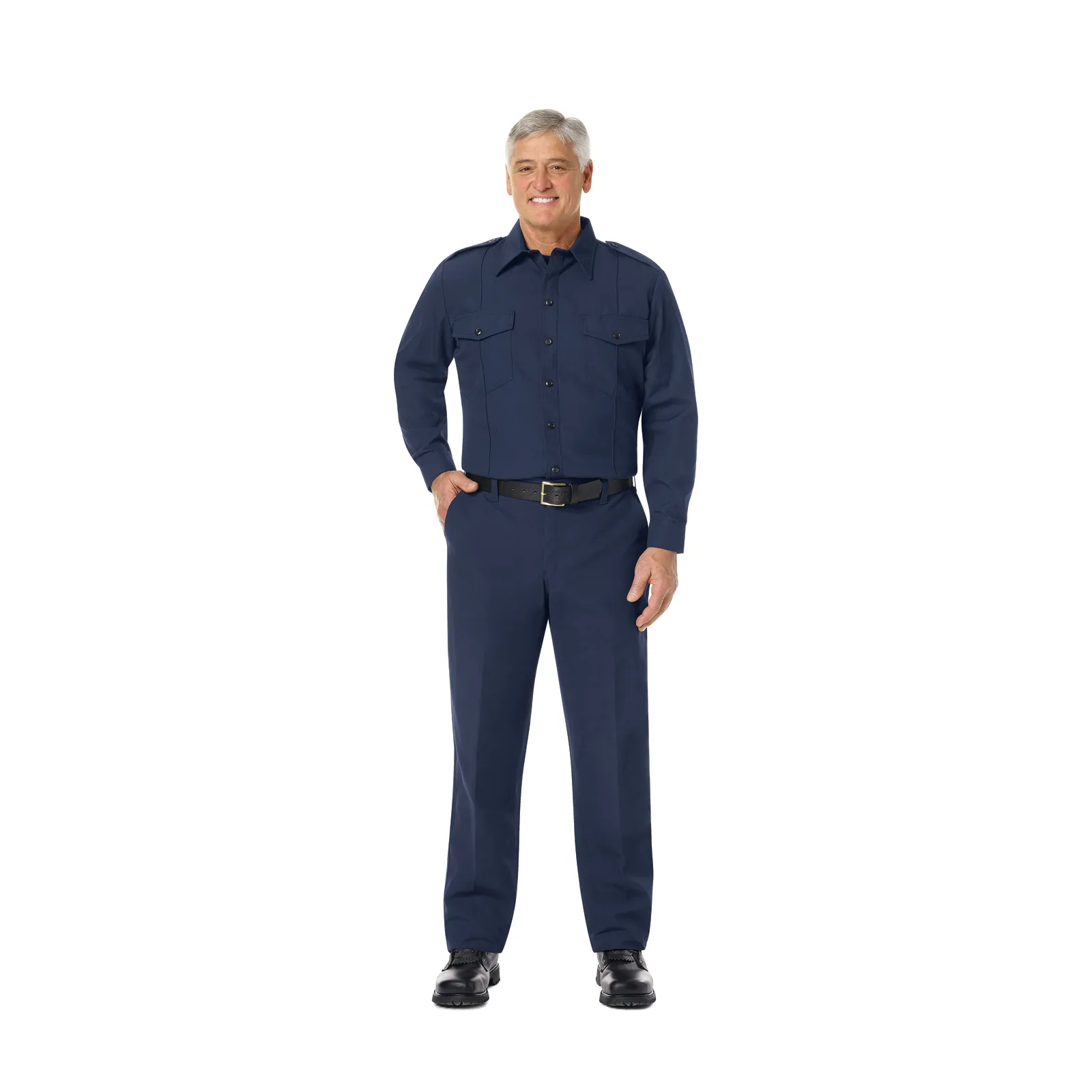 Workrite Men's Classic Long Sleeve Fire Chief Shirt FSC4