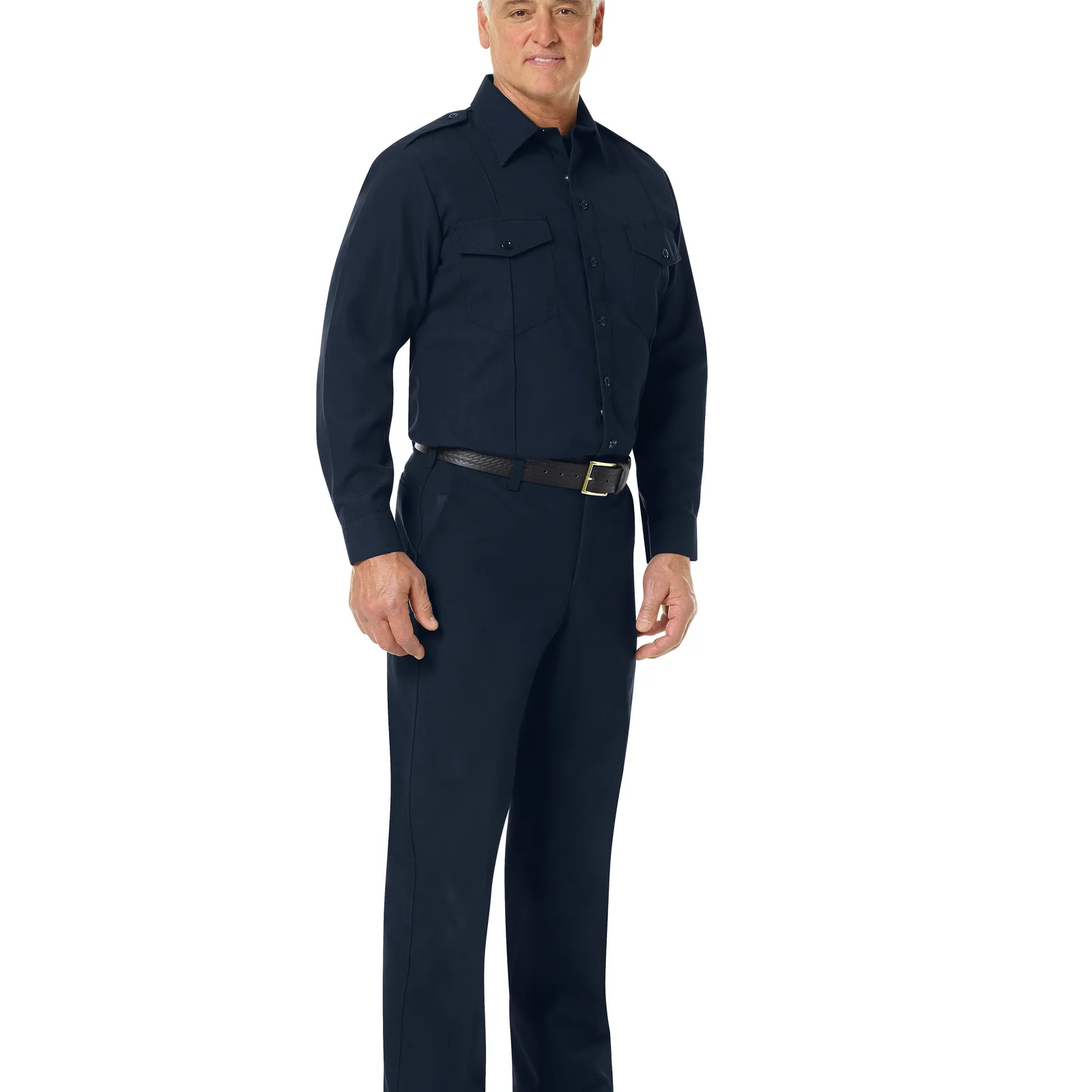 Workrite Men's Classic Long Sleeve Fire Chief Shirt FSC4