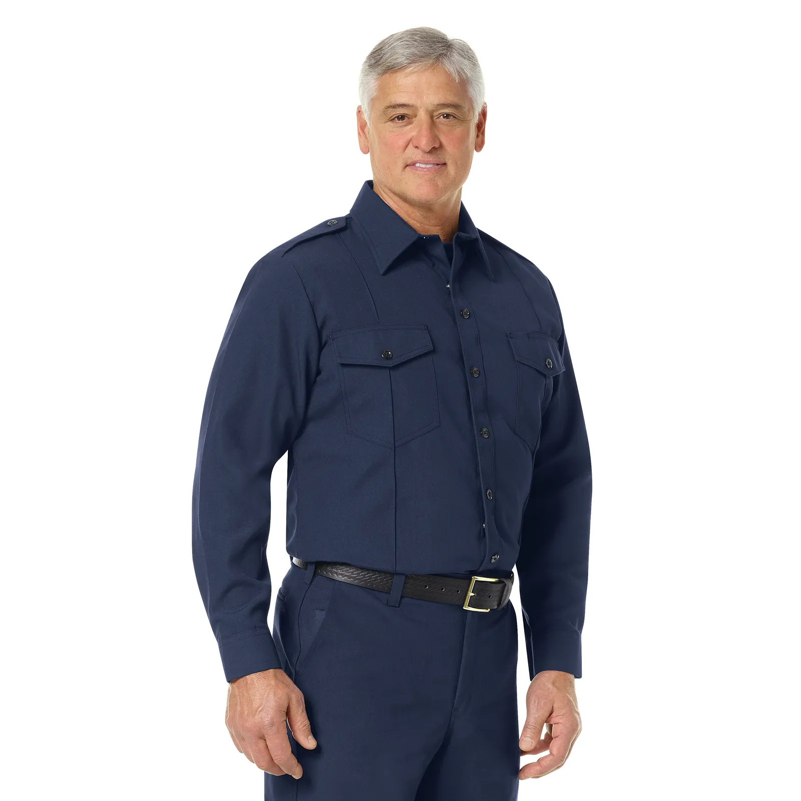 Workrite Men's Classic Long Sleeve Fire Chief Shirt FSC4