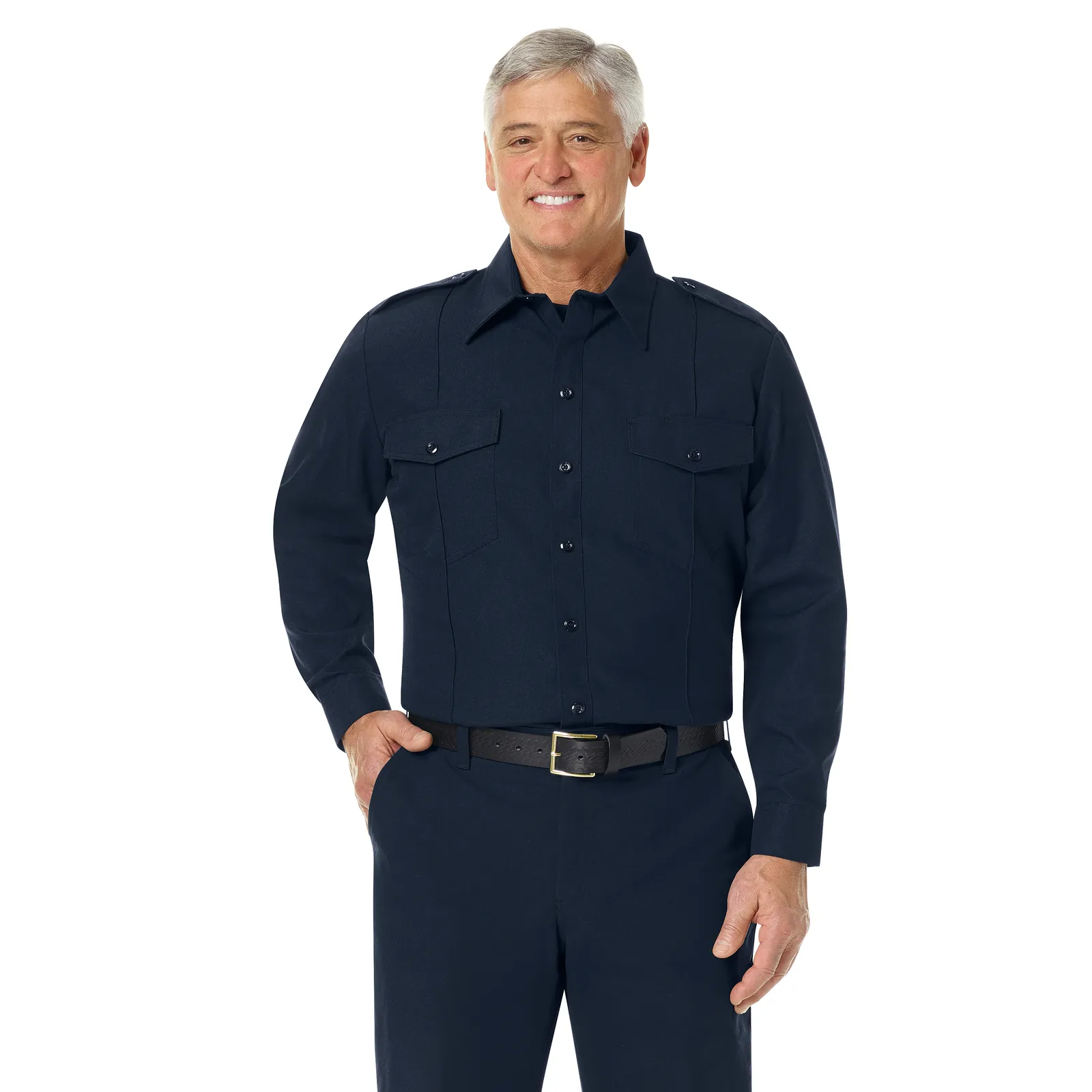 Workrite Men's Classic Long Sleeve Fire Chief Shirt FSC4