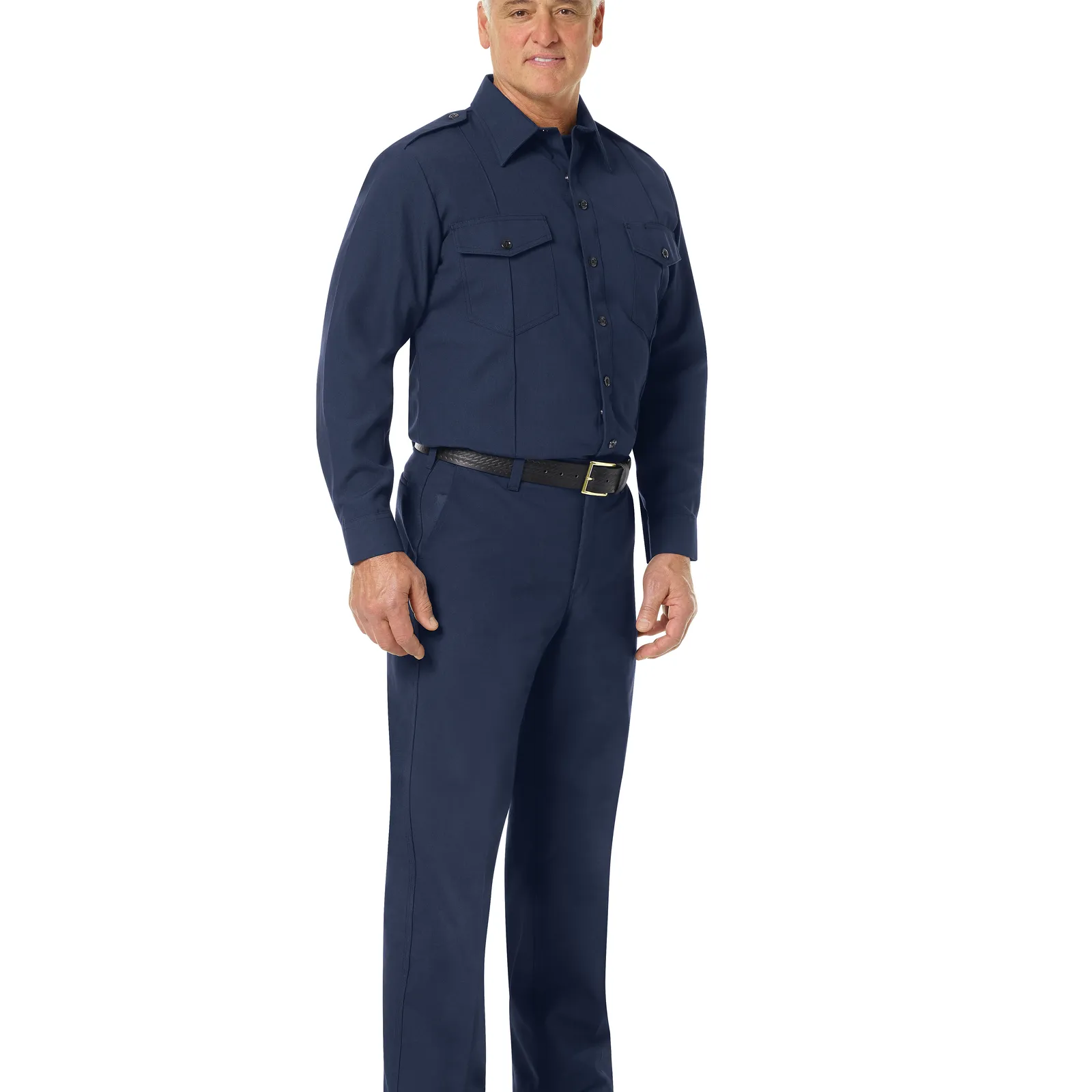 Workrite Men's Classic Long Sleeve Fire Chief Shirt FSC4