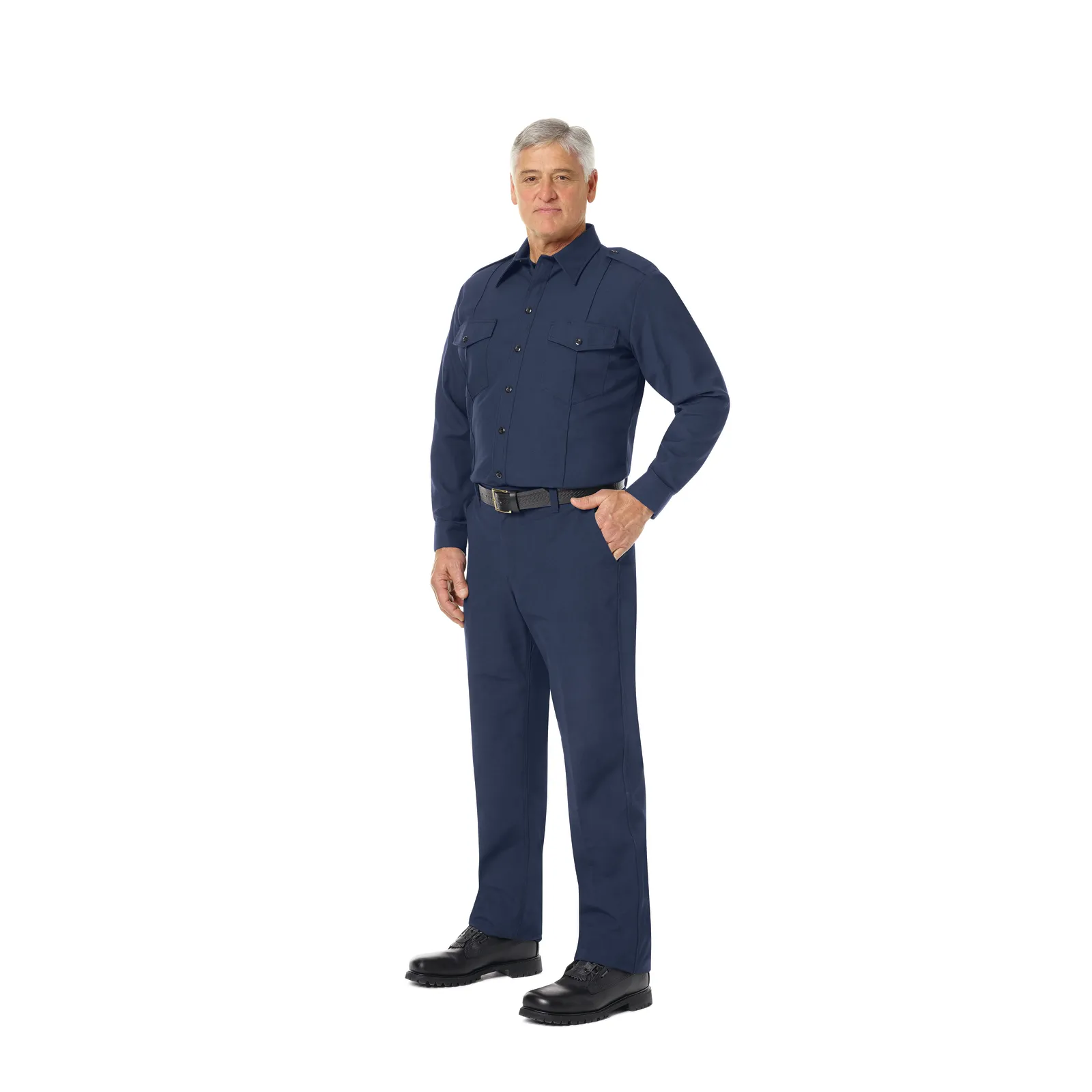 Workrite Men's Classic Long Sleeve Fire Chief Shirt FSC4