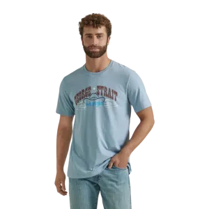 Wrangler Men's George Straight Ashley Blue Tee Shirt